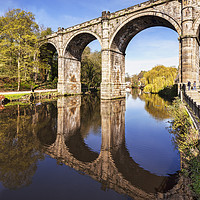 Buy canvas prints of Knaresborough Viaduct, North Yorkshire by Colin & Linda McKie