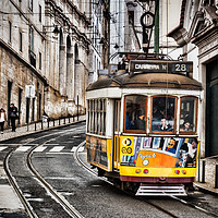 Buy canvas prints of No 28 Tram in Lisbon by Colin & Linda McKie