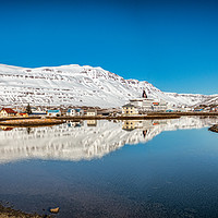 Buy canvas prints of Seydisfjordur, East Iceland by Colin & Linda McKie