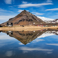Buy canvas prints of Arnastarpi and Stapafell, Iceland by Colin & Linda McKie