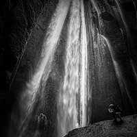 Buy canvas prints of Gljufrabui Waterfall, South Iceland by Colin & Linda McKie