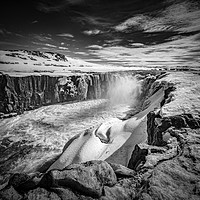Buy canvas prints of Selfoss Waterfall, North Iceland by Colin & Linda McKie