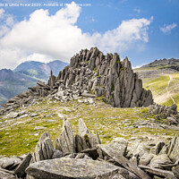 Buy canvas prints of The Castle of the Winds, Snowdonia by Colin & Linda McKie