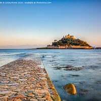 Buy canvas prints of St Michael's Mount, Cornwall by Colin & Linda McKie