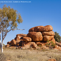 Buy canvas prints of Devils Marbles, Northern Territory, Australia by Colin & Linda McKie
