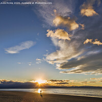 Buy canvas prints of Sunset at Tahuna Beach by Colin & Linda McKie