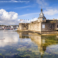 Buy canvas prints of Old Town Walls, Concarneau, Brittany by Colin & Linda McKie