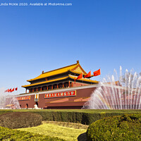 Buy canvas prints of Tian'anmen, the Gate of Heavenly Peace, Beijing by Colin & Linda McKie