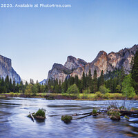 Buy canvas prints of Yosemite Valley View by Colin & Linda McKie