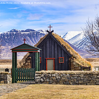 Buy canvas prints of Vidimyri Church, North Iceland by Colin & Linda McKie
