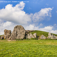 Buy canvas prints of West Kennet Long Barrow by Colin & Linda McKie