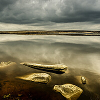 Buy canvas prints of BE0012W - Whiteholme Reservoir - Wide by Robin Cunningham