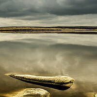 Buy canvas prints of BE0012P - Whiteholme Reservoir - Panorama by Robin Cunningham