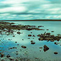 Buy canvas prints of BE0009W - Whiteholme Reservoir - Panorama by Robin Cunningham