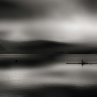 Buy canvas prints of HL0002W - The Oarsman - Wide by Robin Cunningham