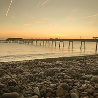 Buy canvas prints of Deal Pier Sunrise by Andy Watts