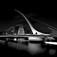 Buy canvas prints of  Samuel Beckett Bridge, Dublin, Ireland by Ann McGrath