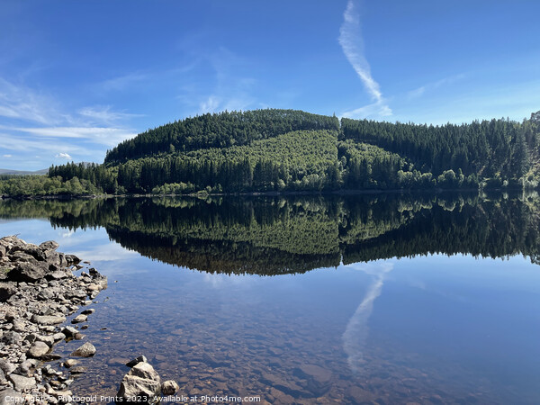 Echoes of Serenity, Loch Garry Picture Board by Photogold Prints