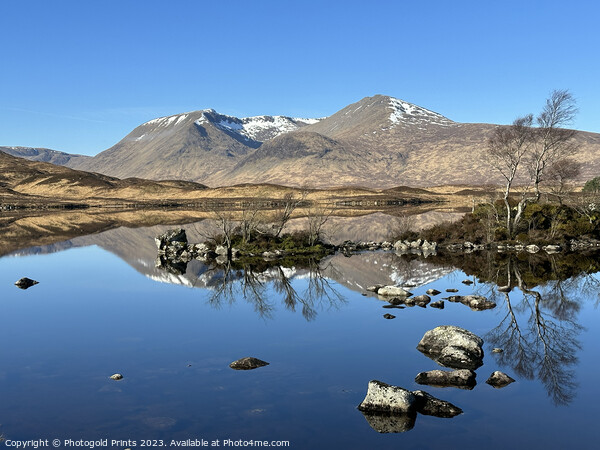 Black  Mount and Loch Tulla , summer in the Highlands of Scotland Picture Board by Photogold Prints
