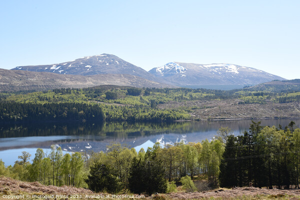 Loch Garry in the Highlands of Scotland Picture Board by Photogold Prints