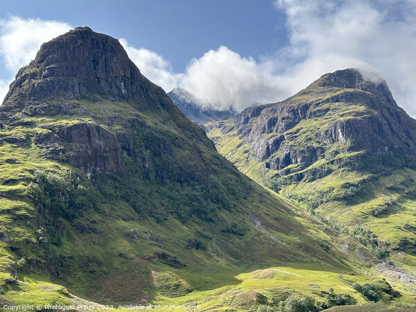 Glencoe in the Highlands of Scotland Picture Board by Photogold Prints