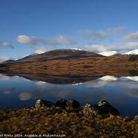 Buy canvas prints of Loch Tulla  winter reflections ,  the Highlands of Scotland  by Photogold Prints
