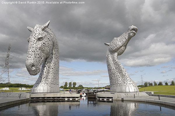 The Kelpies sculptures  Picture Board by Photogold Prints