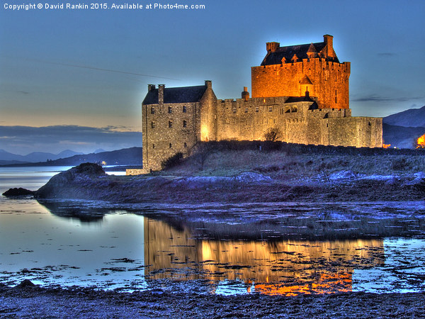 Eilean Donan Castle HDR in the Highlands Picture Board by Photogold Prints