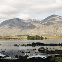Buy canvas prints of Lochan na h-Achlaise and the Black Mount by Photogold Prints