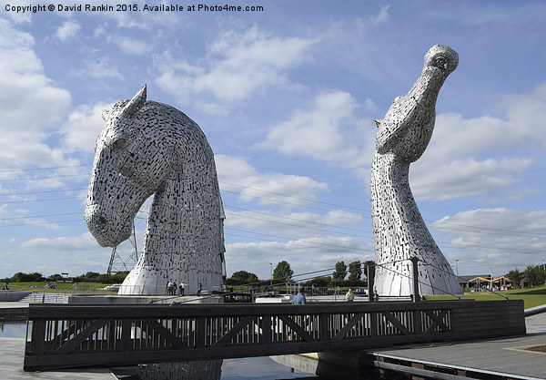 The Kelpies sculptures , Helix Park  Picture Board by Photogold Prints