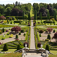 Buy canvas prints of Drummond Castle Gardens , Crieff, Scotland by Photogold Prints