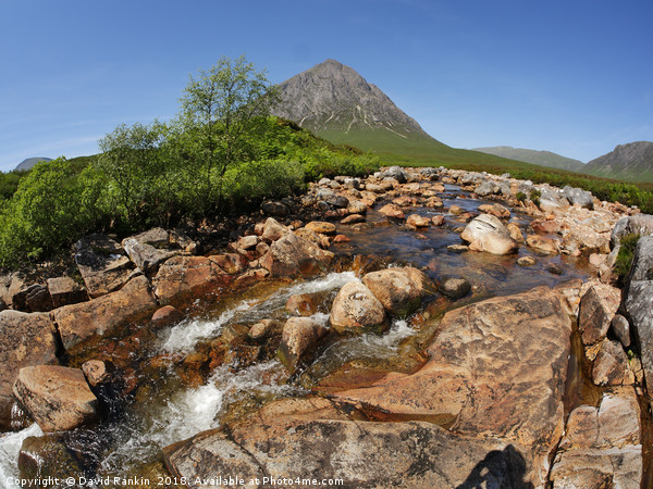Buachaille Etive Mor falls on the River Coupall ,  Picture Board by Photogold Prints