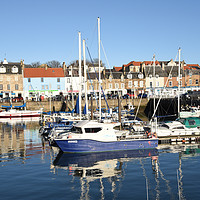 Buy canvas prints of Anstruther harbour , Fife , in winter by Photogold Prints