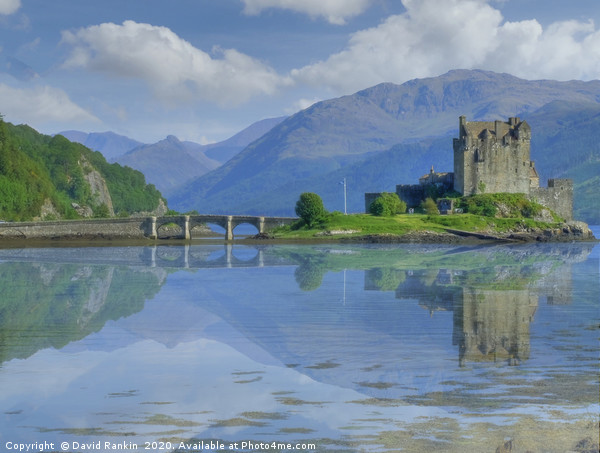 Eilean Donan Castle reflection , the Highlands , S Picture Board by Photogold Prints