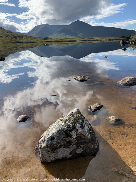 Lochan na h-Achlaise ( Gaelic for Loch of the Armp Picture Board by Photogold Prints