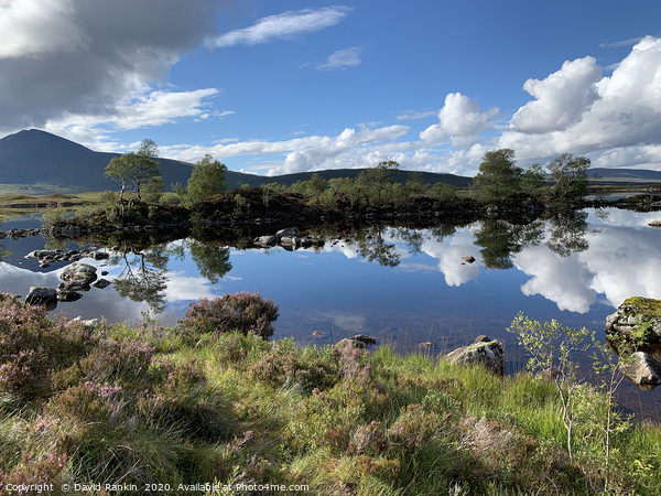 Loch Tulla and Black Mount , Rannoch Moor in the H Picture Board by Photogold Prints