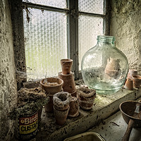 Buy canvas prints of The Old Potting Shed by John Baker