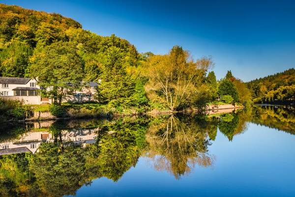 River Wye Reflections, Symonds Yat Picture Board by David Ross