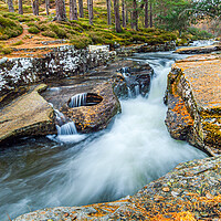 Buy canvas prints of Punch Bowl, Quoich Water, Cairngorms National Park by David Ross