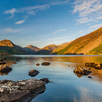 Buy canvas prints of Wast Water and Great Gable, Lake District by David Ross