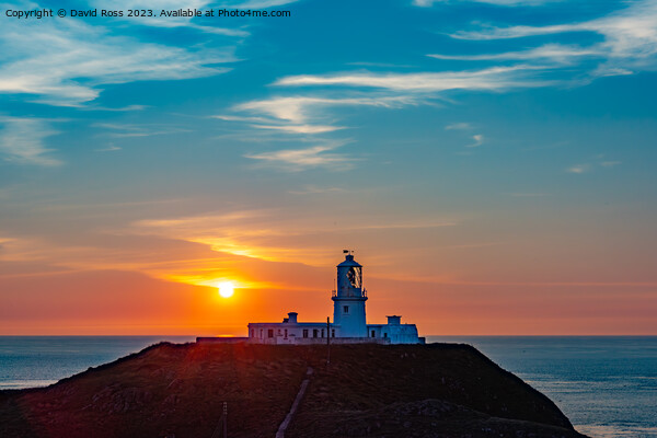Strumble Head Lighthouse Picture Board by David Ross