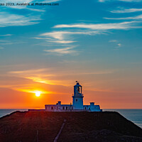 Buy canvas prints of Strumble Head Lighthouse by David Ross