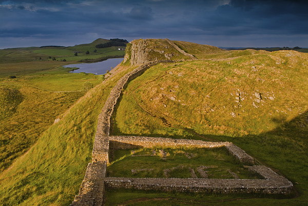 Hadrian's Wall at Steel Rigg Picture Board by David Ross