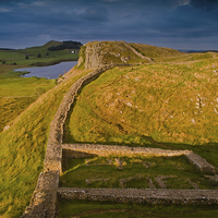 Buy canvas prints of Hadrian's Wall at Steel Rigg by David Ross