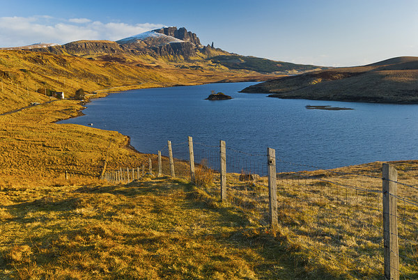 Old Man of Storr and Loch Fada, Skye, Scotland Picture Board by David Ross