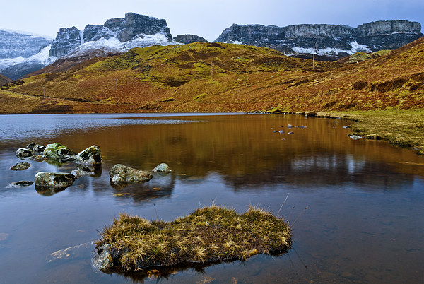 Trotternish Ridge at Dawn, Isle of Skye Picture Board by David Ross