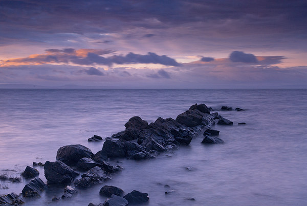 Kildonan sunset, Arran Picture Board by David Ross