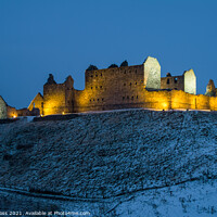Buy canvas prints of Ruthven Barracks in Winter, Cairngorms National Park by David Ross