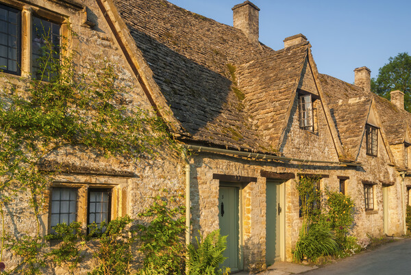 Bibury Cottages, Arlington Row Picture Board by David Ross