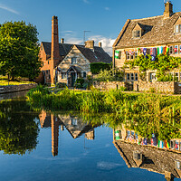 Buy canvas prints of Lower Slaughter Old Mill, Cotswolds by David Ross